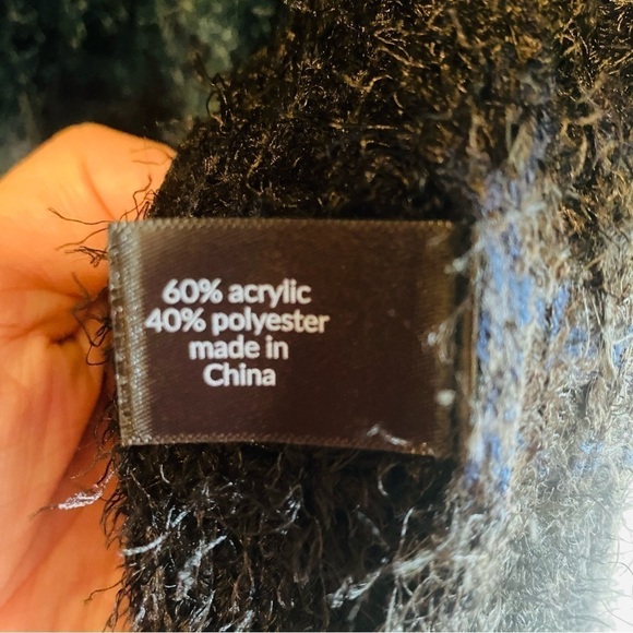 NWT Lane Bryant Cozycore Long Line Open Front Knit Eyelash Cardigan 26/28 - Picture 5 of 9